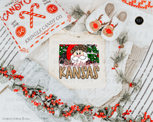 Load image into Gallery viewer, Christmas States Gold DTF Transfer
