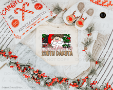 Load image into Gallery viewer, Christmas States Gold DTF Transfer
