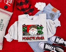 Load image into Gallery viewer, Christmas States Leopard DTF Transfer
