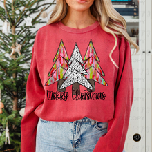 Load image into Gallery viewer, Christmas Trees Pink DTF Transfer
