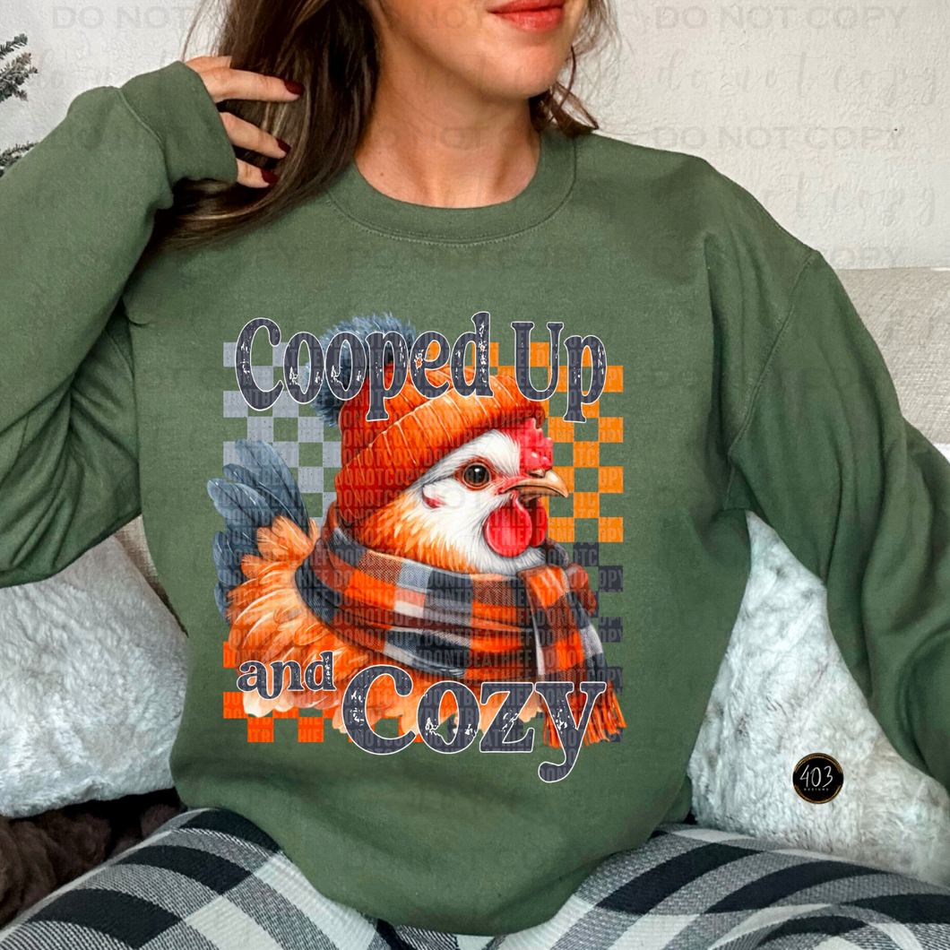 Cooped Up & Cozy DTF Transfer