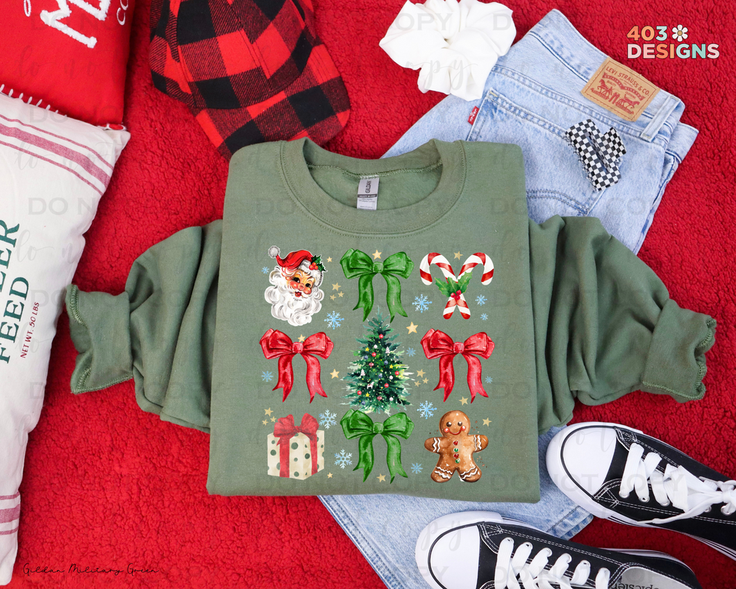 Coquette Christmas DTF Transfer