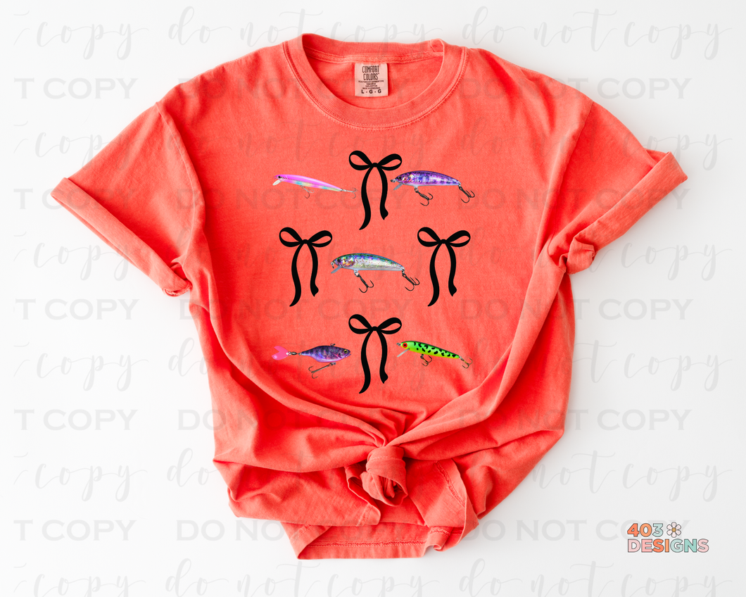 Coquette Fishing Lures DTF Transfer