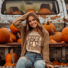 Load image into Gallery viewer, Cozy Vibes Pumpkin DTF Transfer
