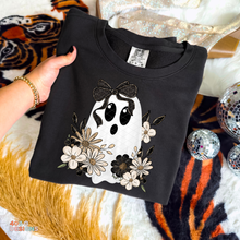 Load image into Gallery viewer, Dark Floral Ghostie DTF Transfer
