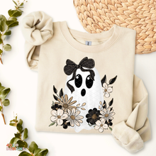 Load image into Gallery viewer, Dark Floral Ghostie DTF Transfer
