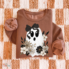 Load image into Gallery viewer, Dark Floral Ghostie DTF Transfer
