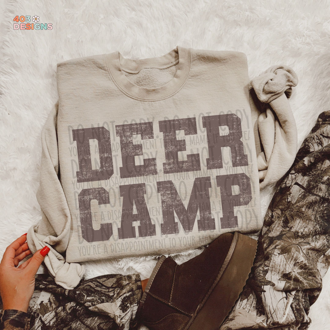Deer Camp DTF Transfer