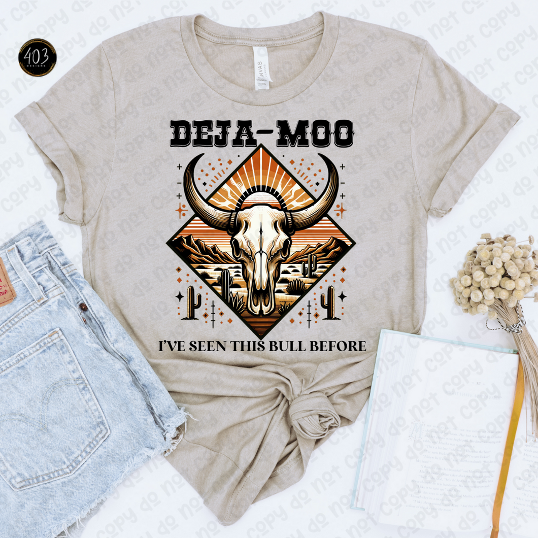 Deja-Moo DTF Transfer