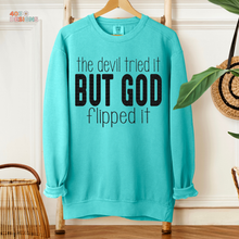 Load image into Gallery viewer, Devil Tried God Flipped It DTF Transfer
