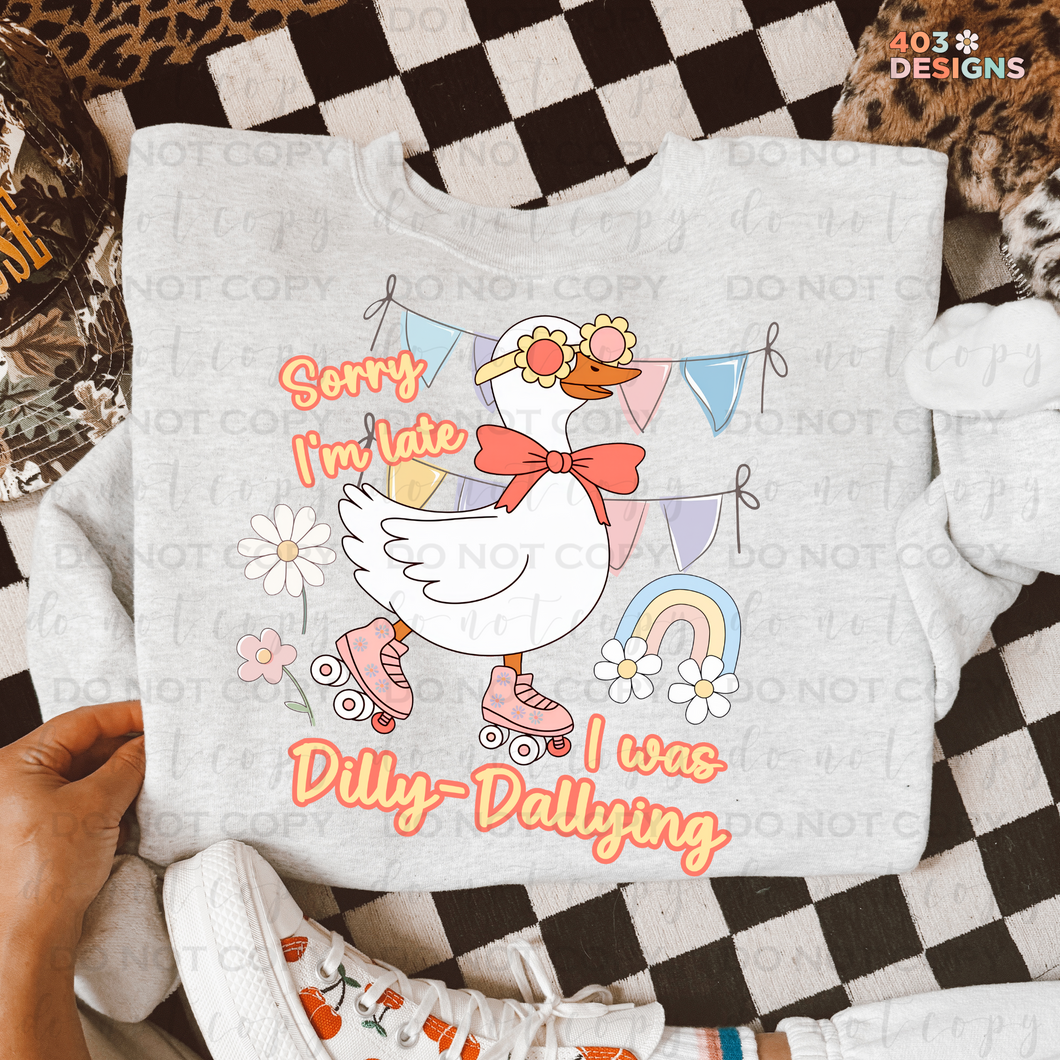 Dilly-Dallying DTF Transfer