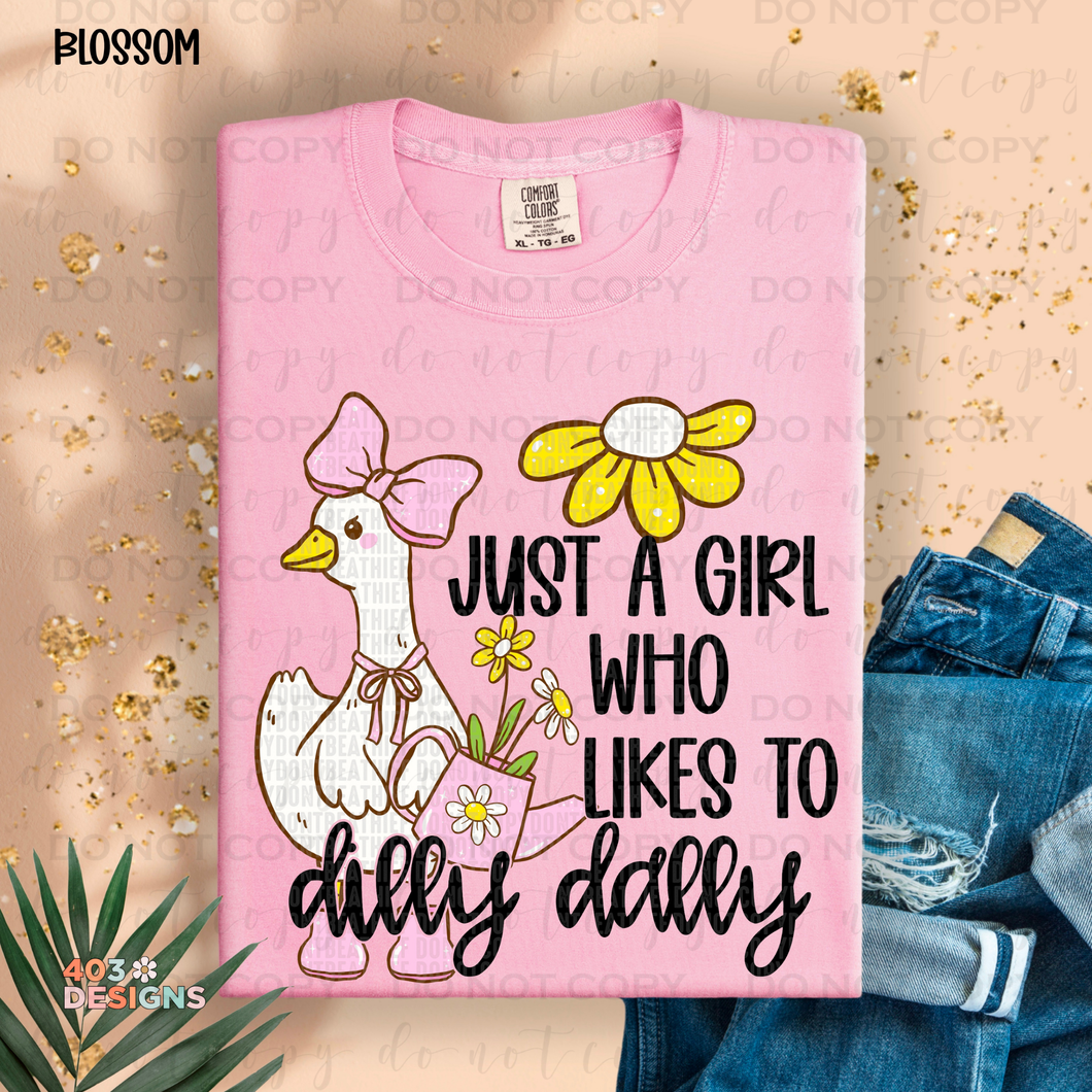 Dilly Dally DTF Transfer