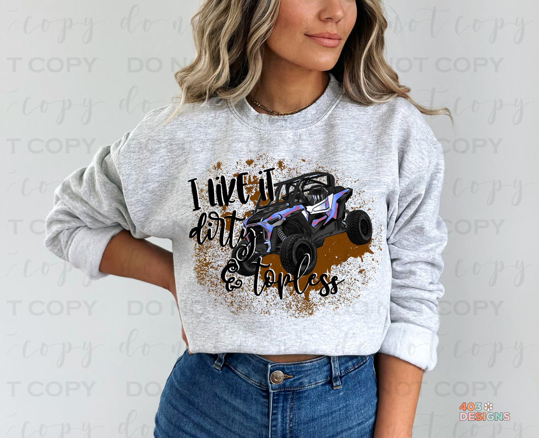 Dirty & Topless DTF Transfer