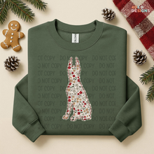 Load image into Gallery viewer, Plaid Floral Dog DTF Transfer

