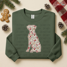 Load image into Gallery viewer, Plaid Floral Dog DTF Transfer
