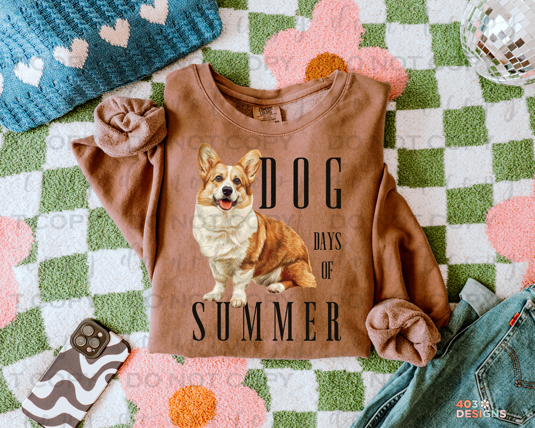 Dog Days Of Summer DTF Transfer