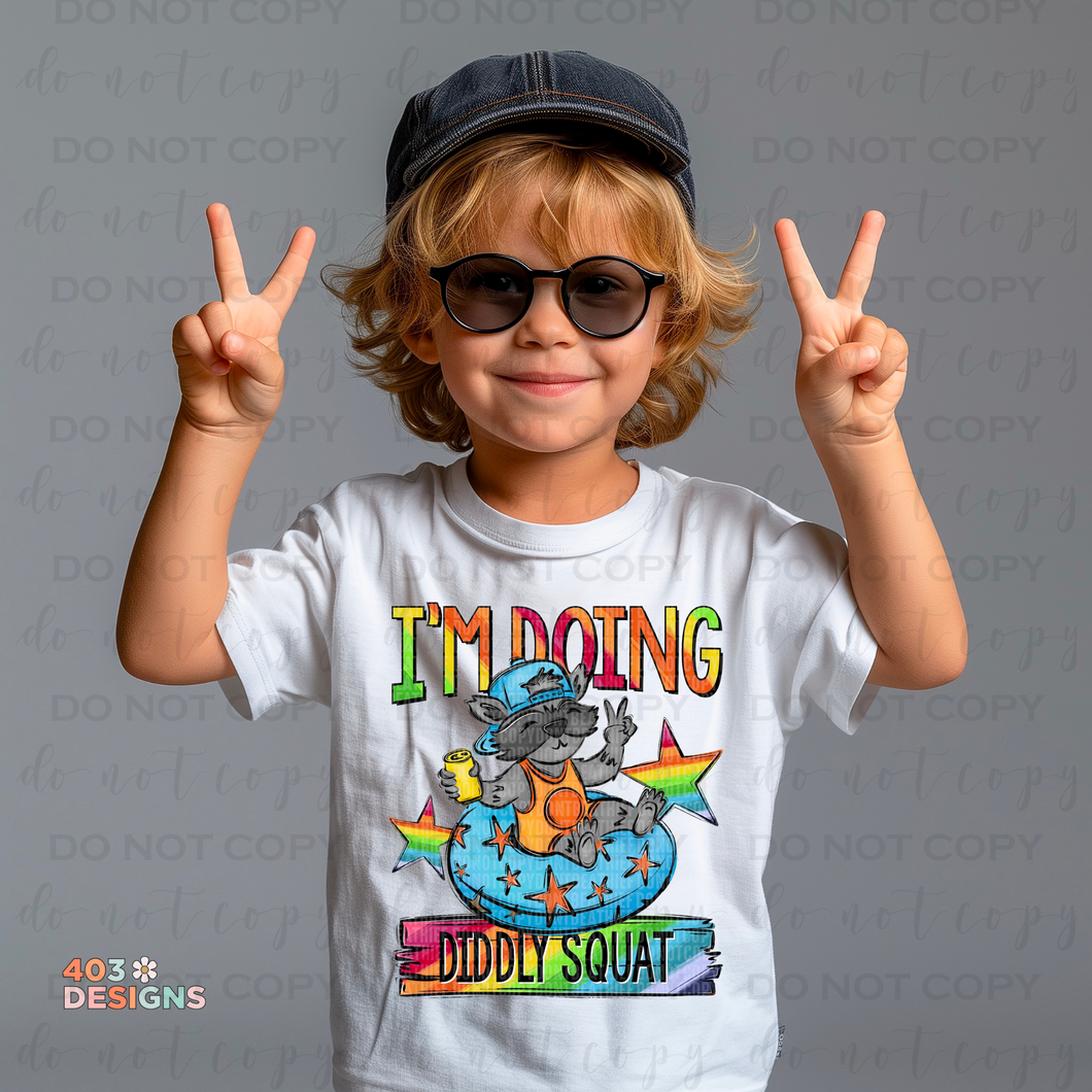 Doing Diddly Squat DTF Transfer