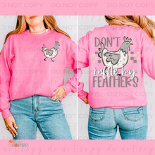 Load image into Gallery viewer, Don&#39;t Ruffle My Feathers Set DTF Transfer
