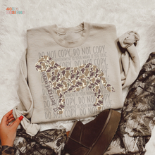 Load image into Gallery viewer, Duck Camo Dog Mom DTF Transfer
