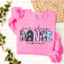 Load image into Gallery viewer, Eat Sleep Dance Repeat DTF Transfer
