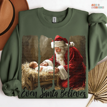 Load image into Gallery viewer, Even Santa Believes DTF Transfer
