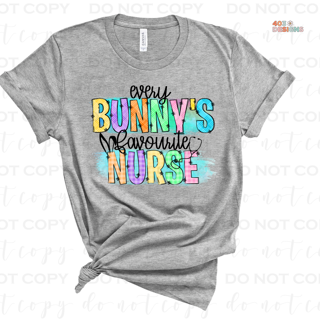 Every Bunny's Favorite Nurse DTF Transfer