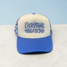 Load image into Gallery viewer, Everything Hallelujah Blue Leopard Embroidered Hat
