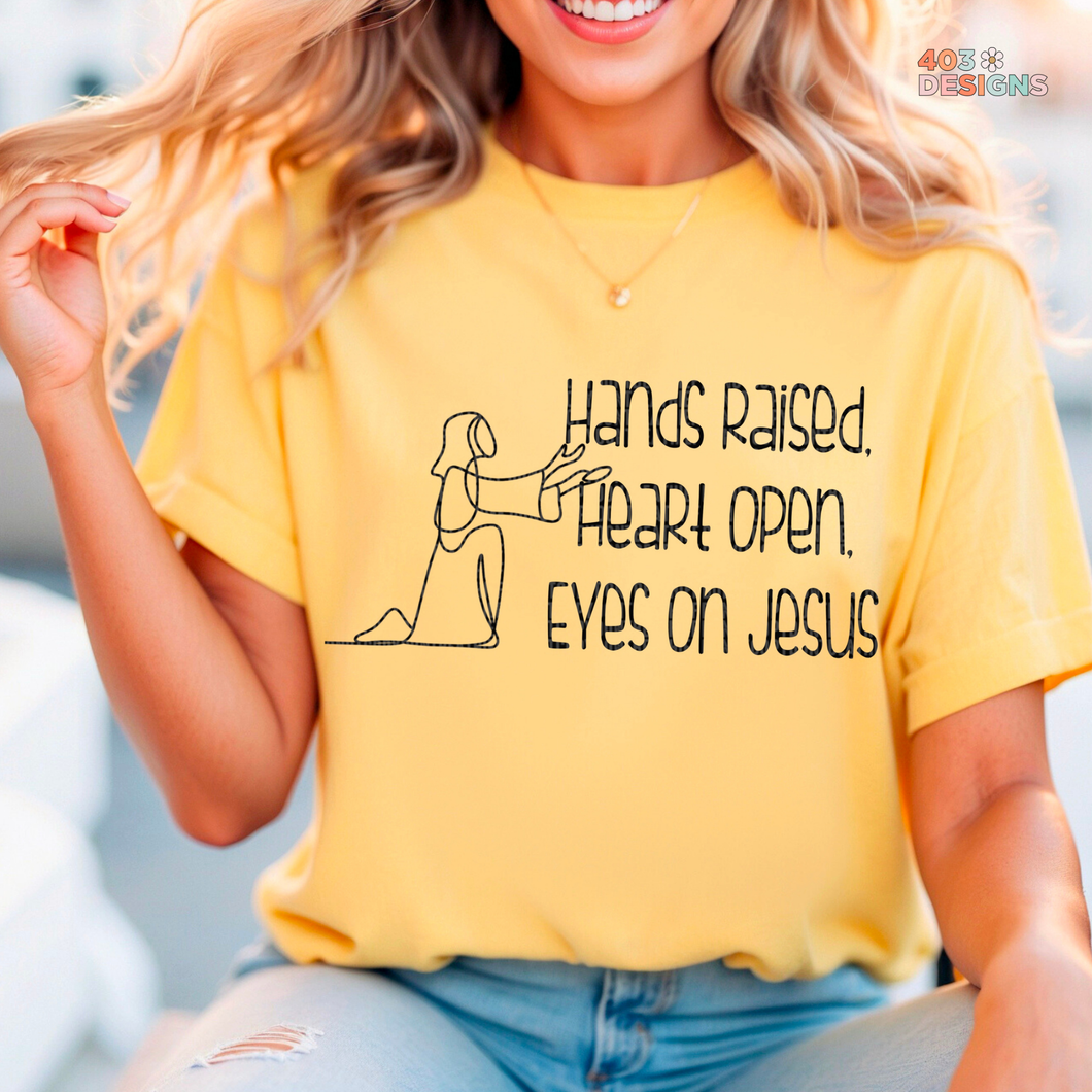 Eyes On Jesus DTF Transfer