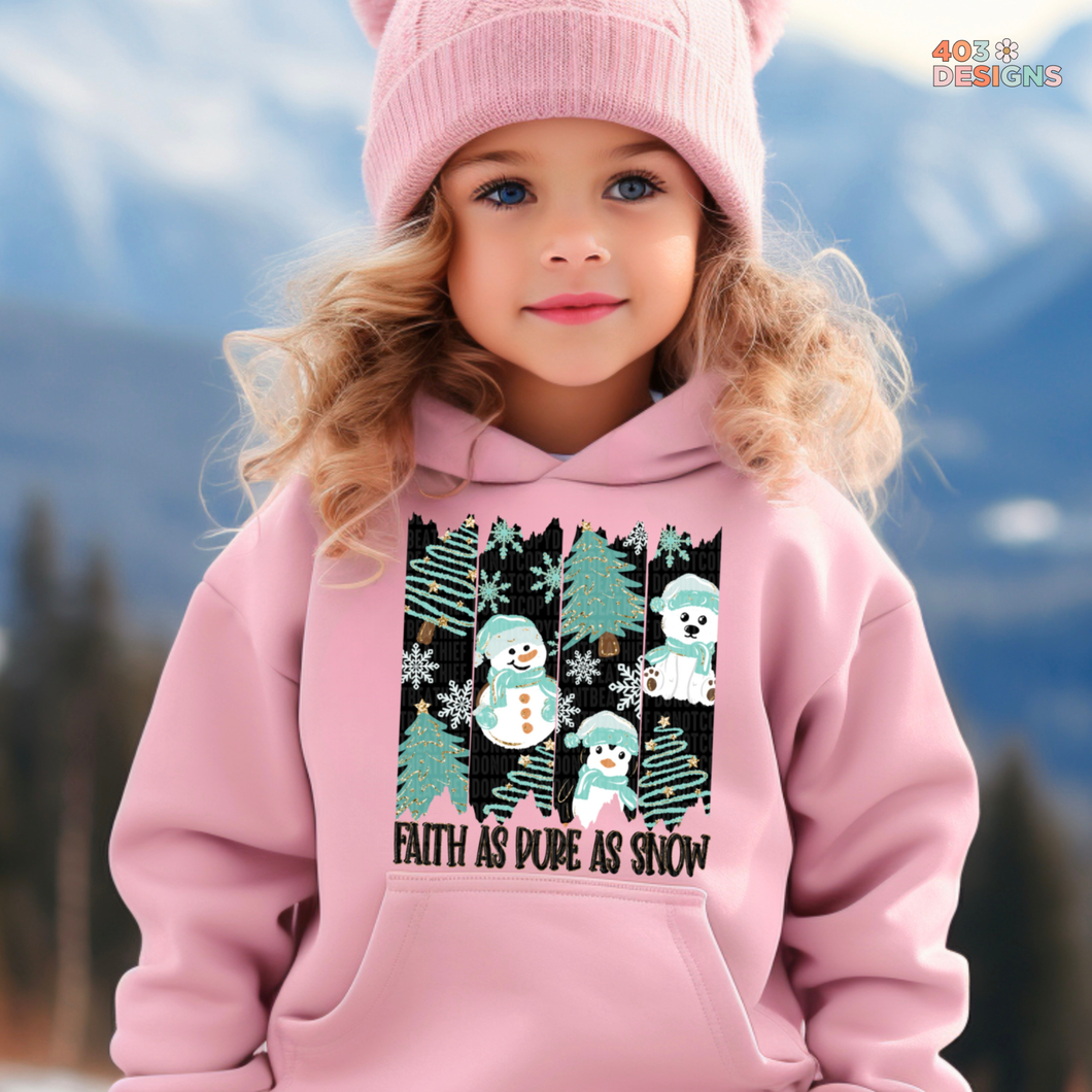 Faith As Pure As Snow DTF Transfer
