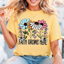 Load image into Gallery viewer, Faith Grows Here DTF Transfer
