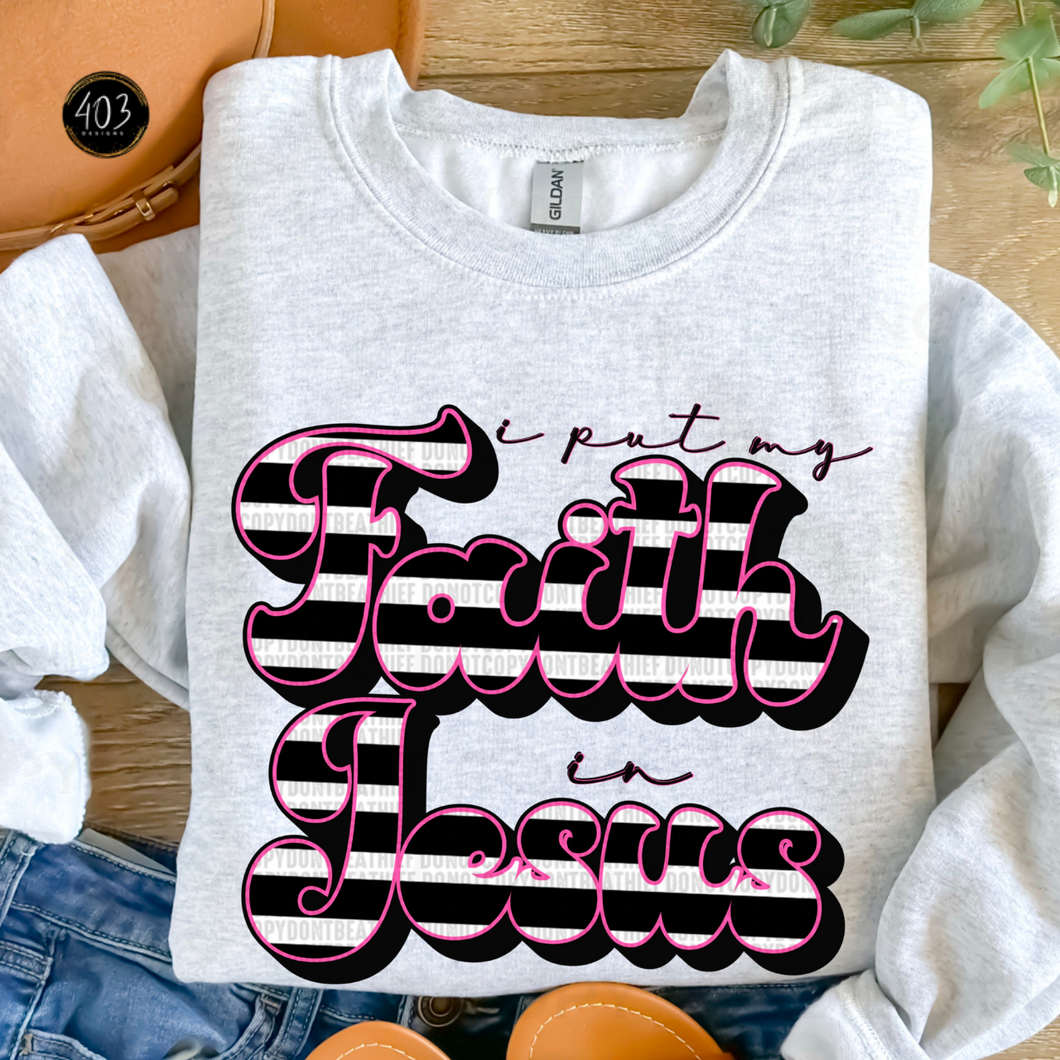 Faith In Jesus DTF Transfer