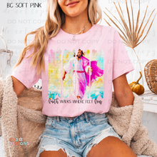 Load image into Gallery viewer, Faith Walks Feet Fear DTF Transfer
