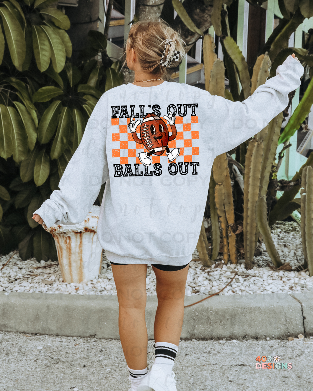 Fall's Out Balls Out DTF Transfer