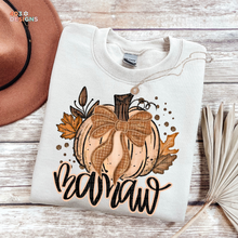 Load image into Gallery viewer, Fall Glitter Pumpkin Personalized DTF Transfer

