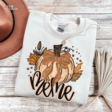 Load image into Gallery viewer, Fall Glitter Pumpkin Personalized DTF Transfer
