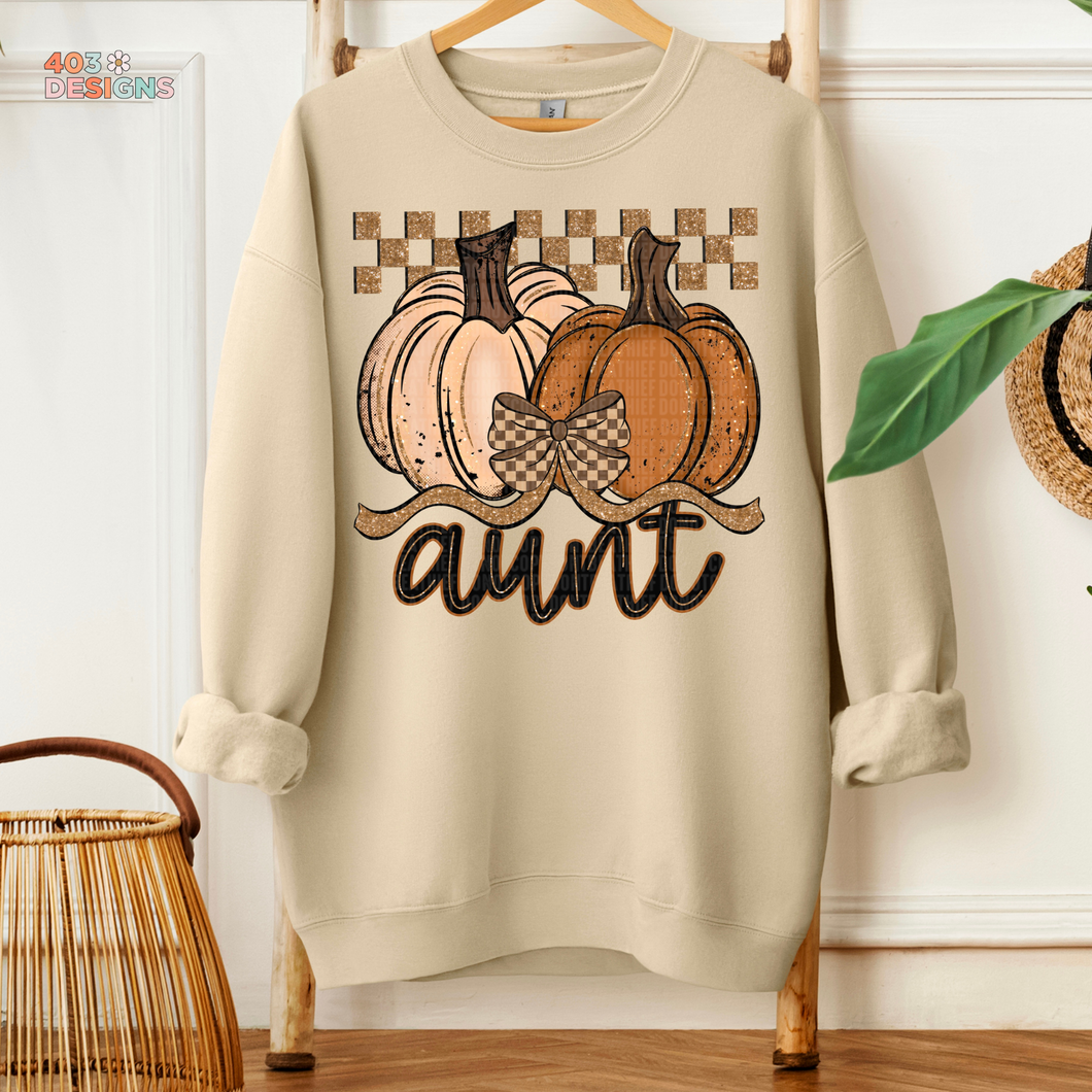 Fall Pumpkins Personalized DTF Transfer