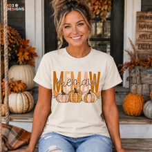 Load image into Gallery viewer, Fall Pumpkins Names/Titles DTF Transfer
