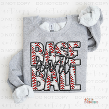 Load image into Gallery viewer, Faux Baseball Personalized DTF Transfer
