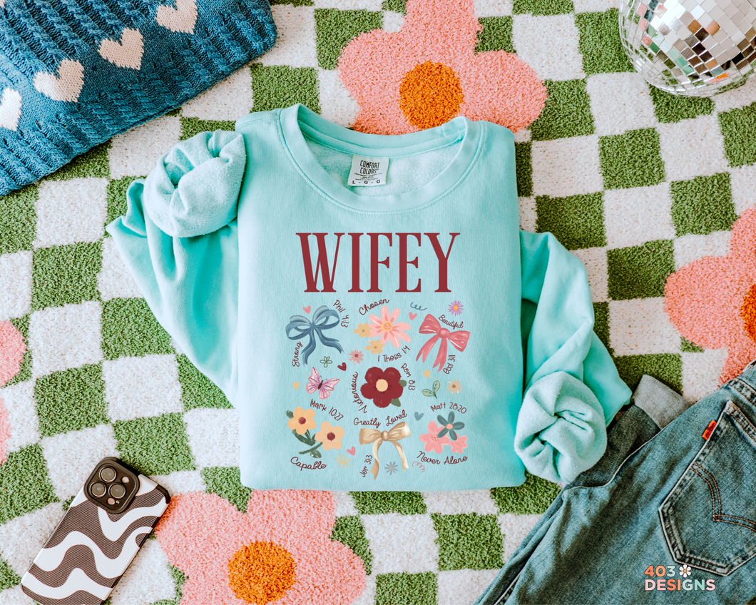 Floral Affirmations Name/Title Personalized DTF Transfer