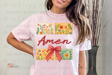 Load image into Gallery viewer, Floral Title/Name DTF Transfer
