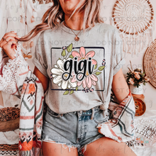 Load image into Gallery viewer, Floral Leopard Name/Title Personalized DTF Transfer
