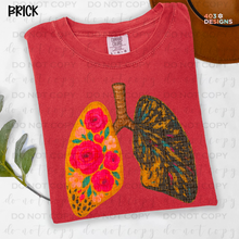 Load image into Gallery viewer, Floral Lungs DTF Transfer
