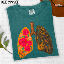 Load image into Gallery viewer, Floral Lungs DTF Transfer
