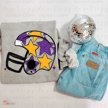 Load image into Gallery viewer, Football Helmet DTF Transfer
