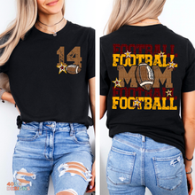 Load image into Gallery viewer, Football Mom Stars Personalized DTF Transfer

