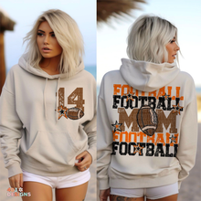 Load image into Gallery viewer, Football Mom Stars Personalized DTF Transfer
