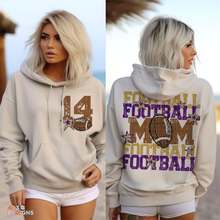 Load image into Gallery viewer, Football Mom Stars Personalized DTF Transfer
