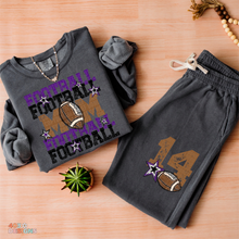 Load image into Gallery viewer, Football Mom Stars Personalized DTF Transfer
