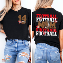 Load image into Gallery viewer, Football Mom Stars Personalized DTF Transfer
