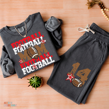 Load image into Gallery viewer, Football Mom Stars Personalized DTF Transfer
